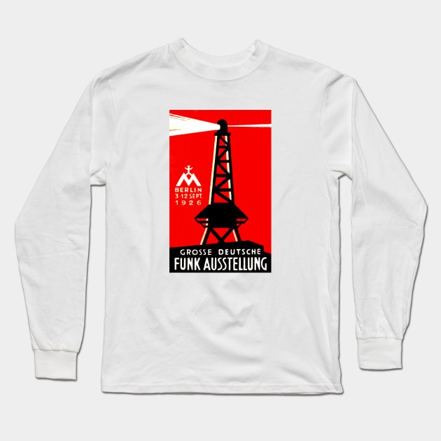 1926 Radio and Broadcasting Exhibit Long Sleeve T-Shirt by historicimage